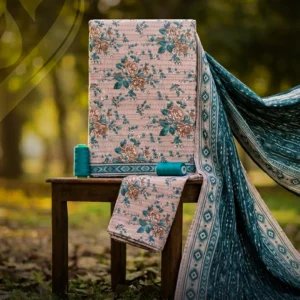 Pink Digital Print Soft Lawn
